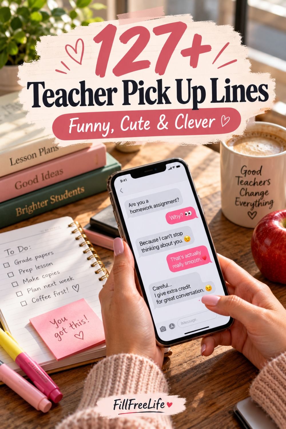 teacher pick up lines